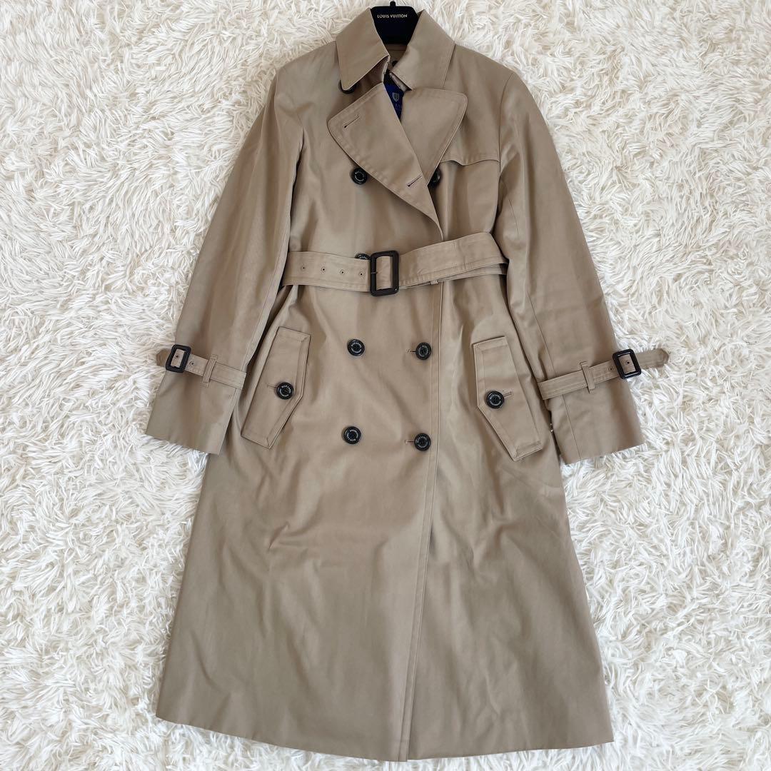 美品　ブルーレーベルクレストブリッジ　トレンチコート　2way　ハニーベージュ
