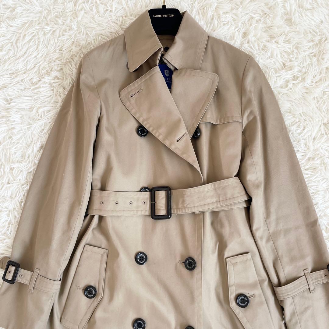 美品　ブルーレーベルクレストブリッジ　トレンチコート　2way　ハニーベージュ