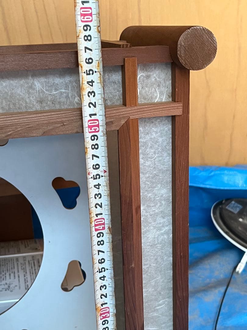 天井照明 和 手彫り 和風 日本家屋 木彫り 枠 照明