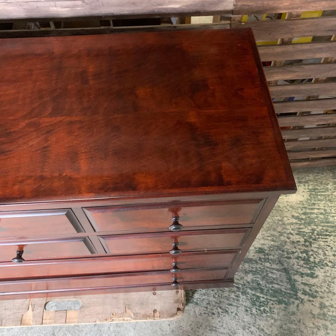 H589\" 古潭民芸家具 タンス 8杯 W1190