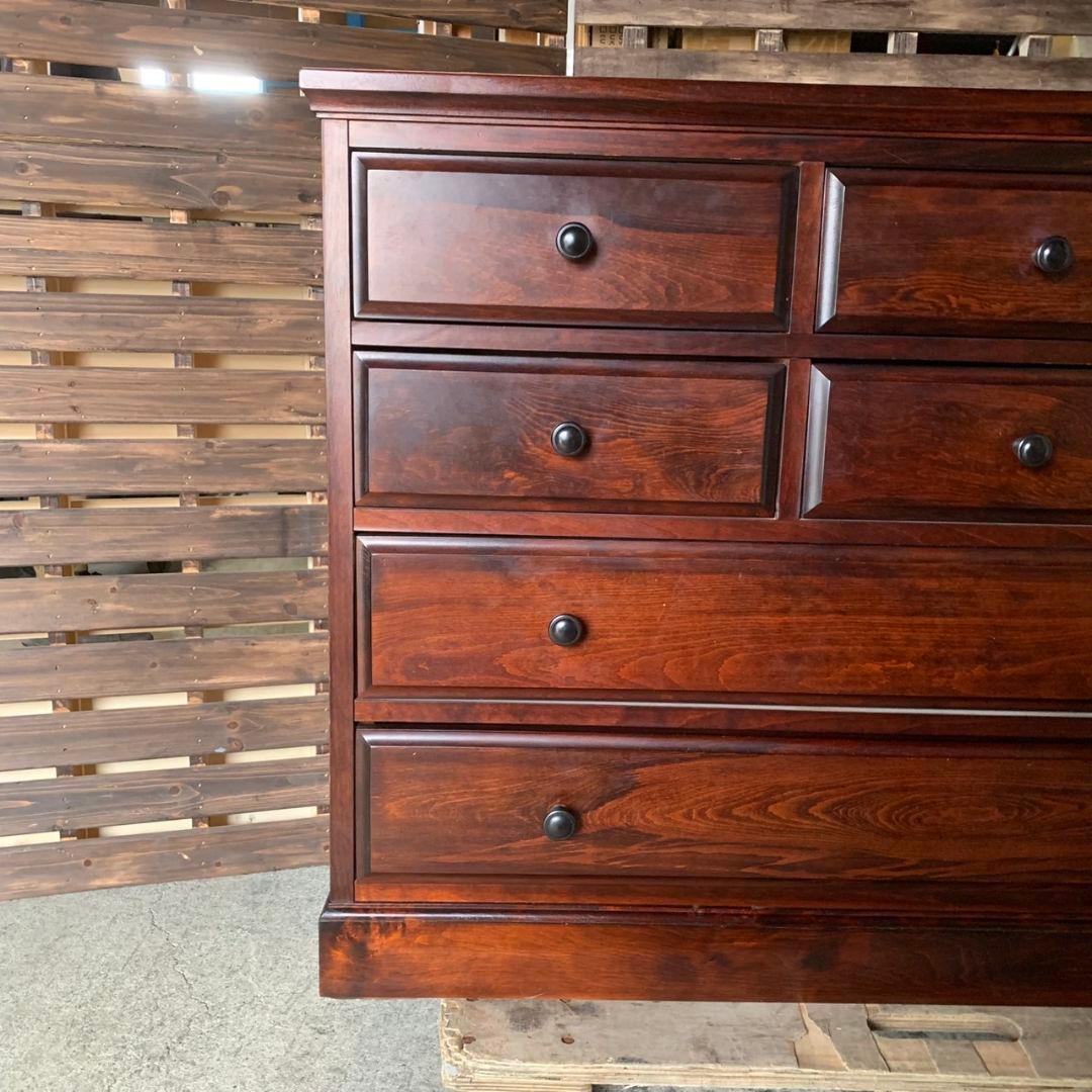 H589\" 古潭民芸家具 タンス 8杯 W1190