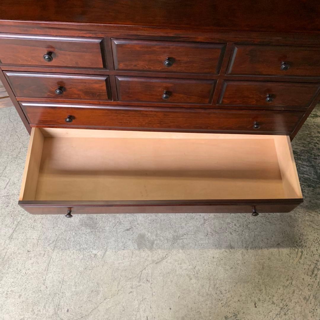 H589\" 古潭民芸家具 タンス 8杯 W1190