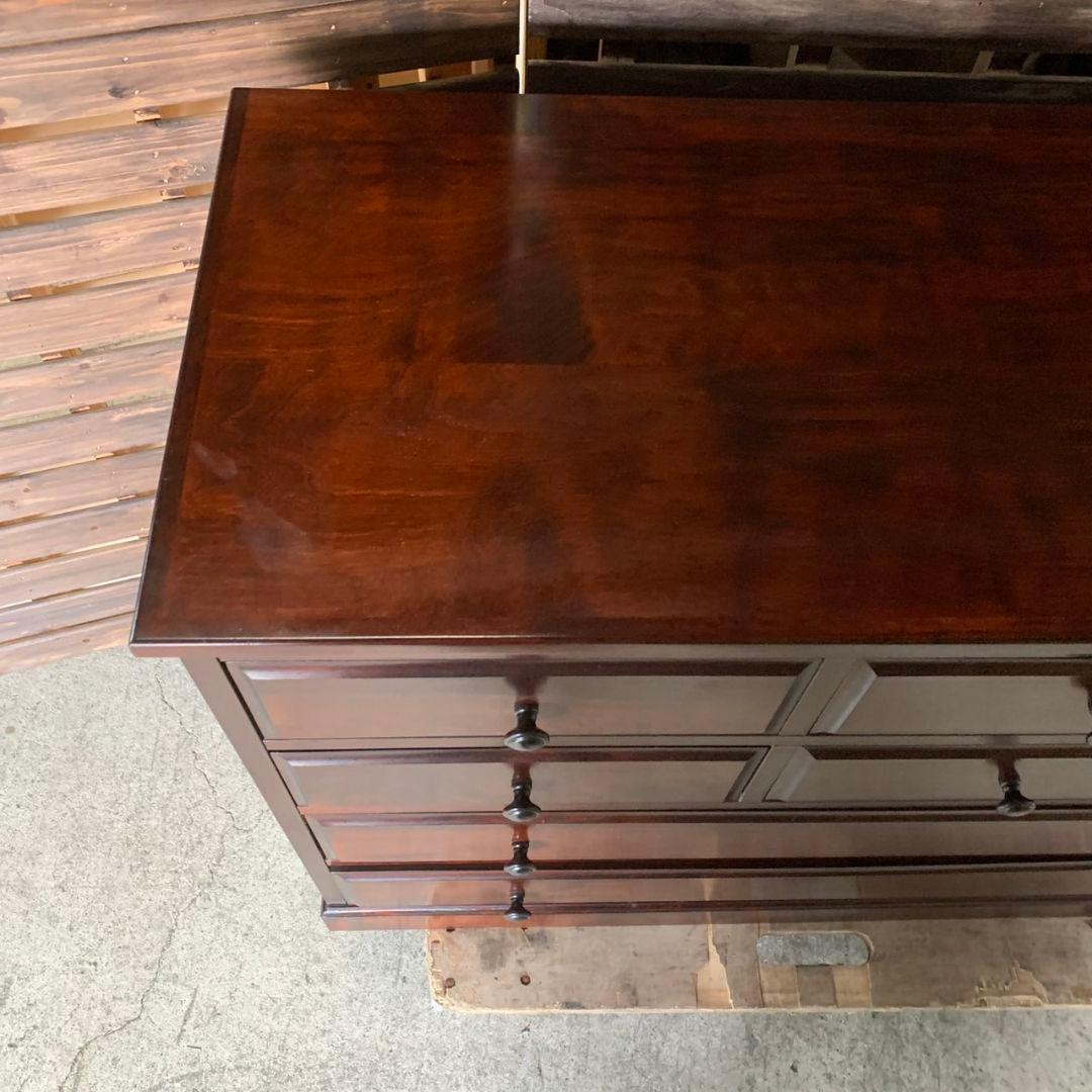 H589\" 古潭民芸家具 タンス 8杯 W1190