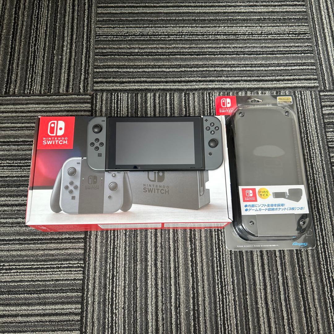 美品　Nintendo Switch 本体　収納ポーチ付き