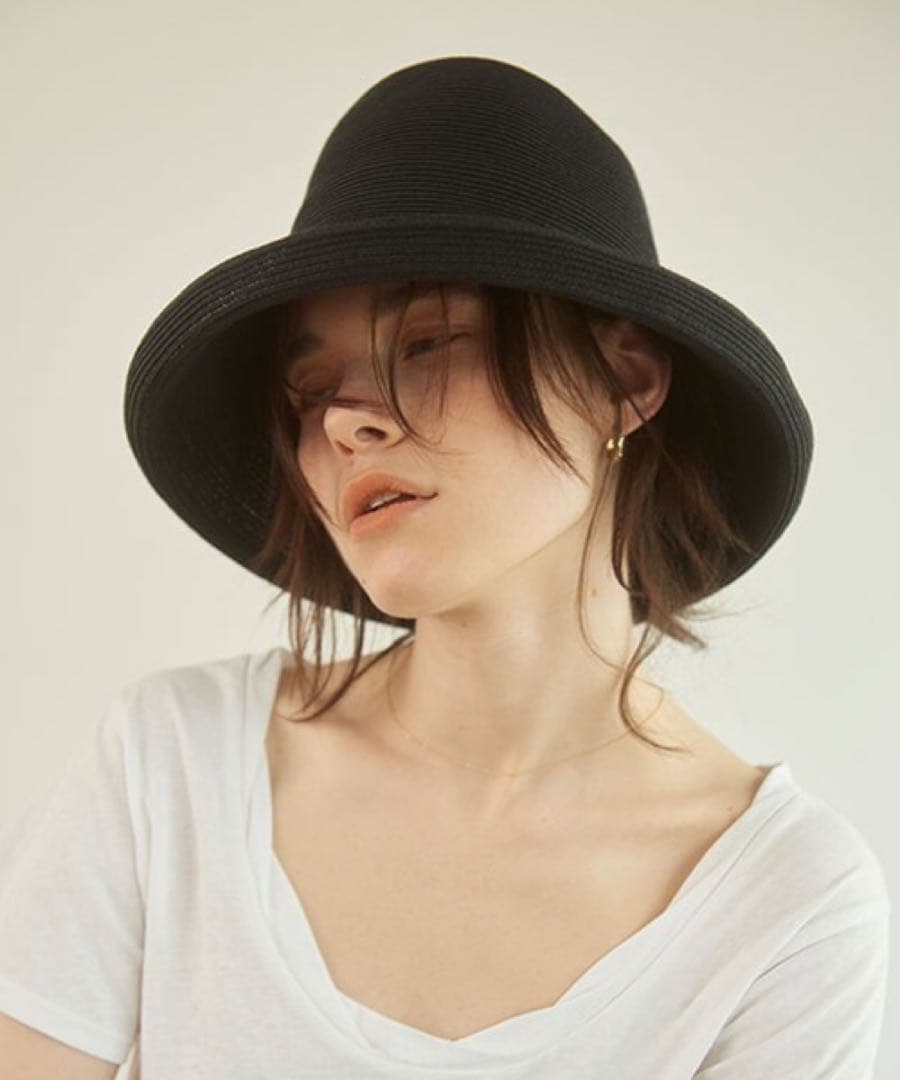 ★marihoja × ETRE TOKYO★ 未使用ブレードダウンブリムハット