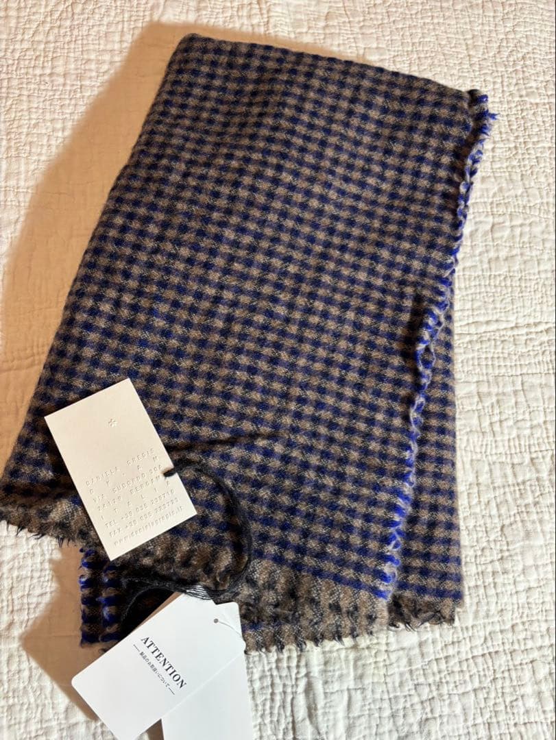 新品未使用 ダニエラグレジス カシミア ストール 140×70㎝