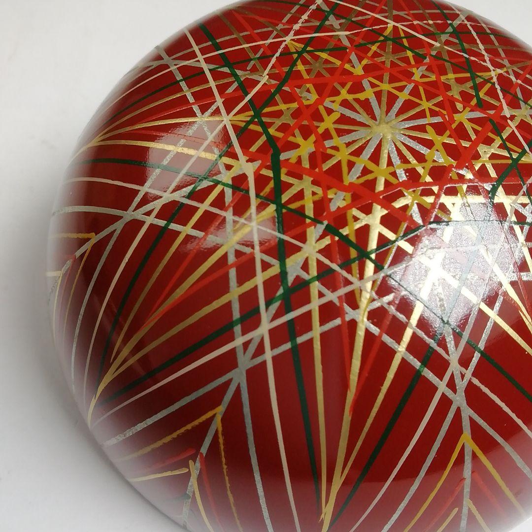 Ｔ９３１　棗　『手まり　棗』『中出光峰 作』　共箱　茶道具