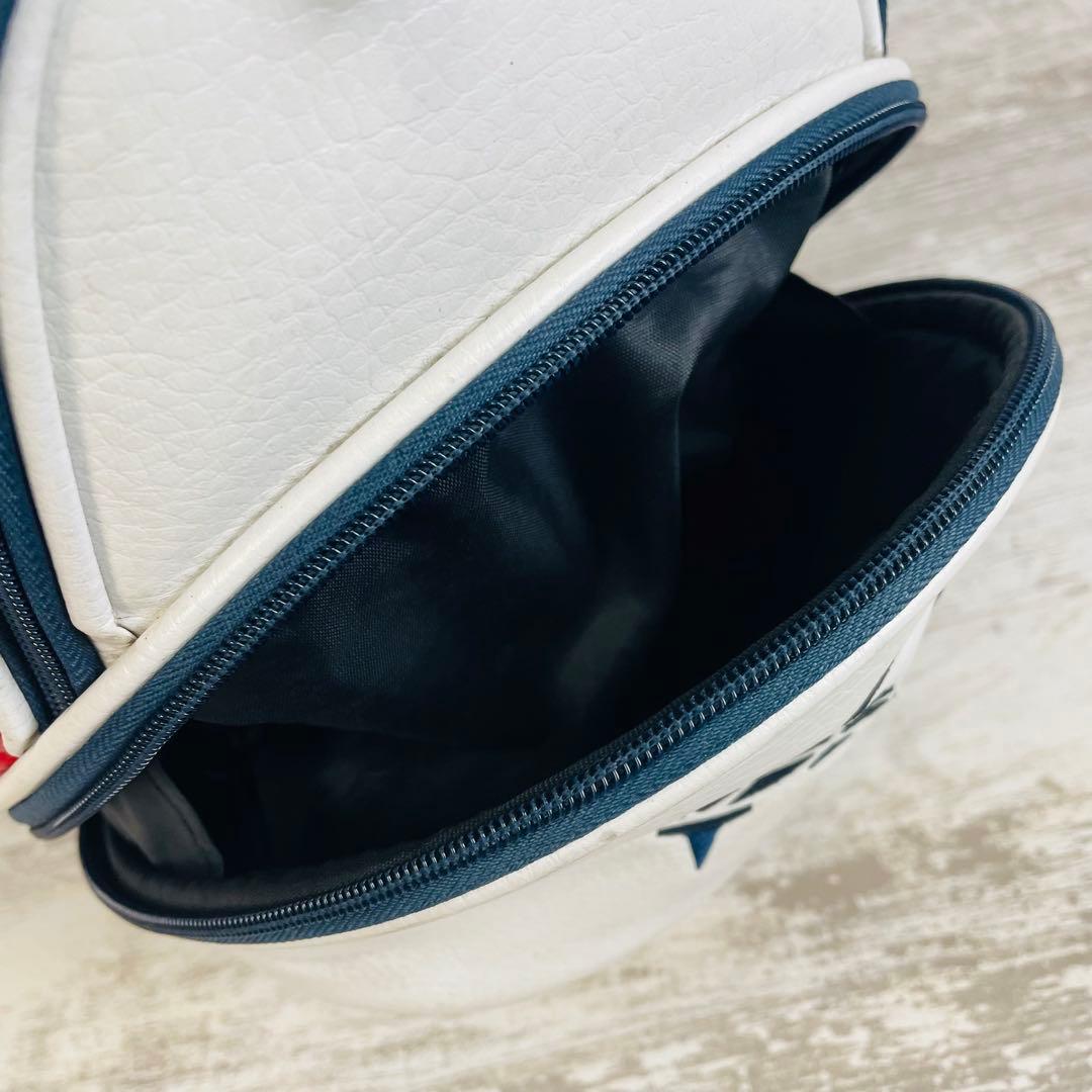 BEAMS GOLF ビームスゴルフ　ツアータイプキャディバッグ　トリコロール柄