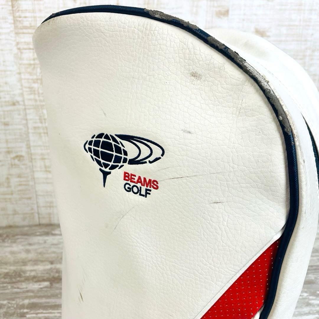 BEAMS GOLF ビームスゴルフ　ツアータイプキャディバッグ　トリコロール柄