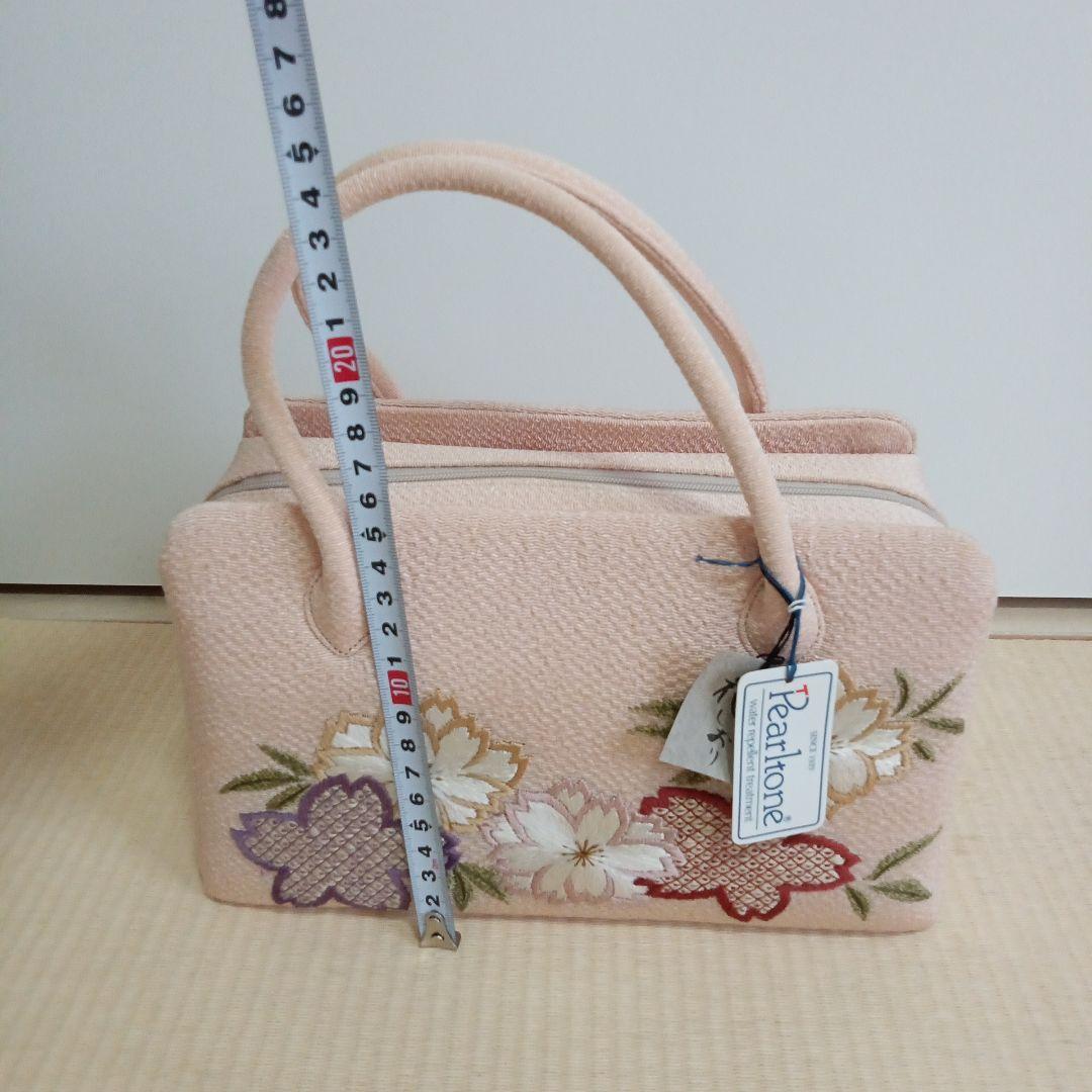 和装ブランド 大原商店謹製「花しおり」 刺繍 バッグ