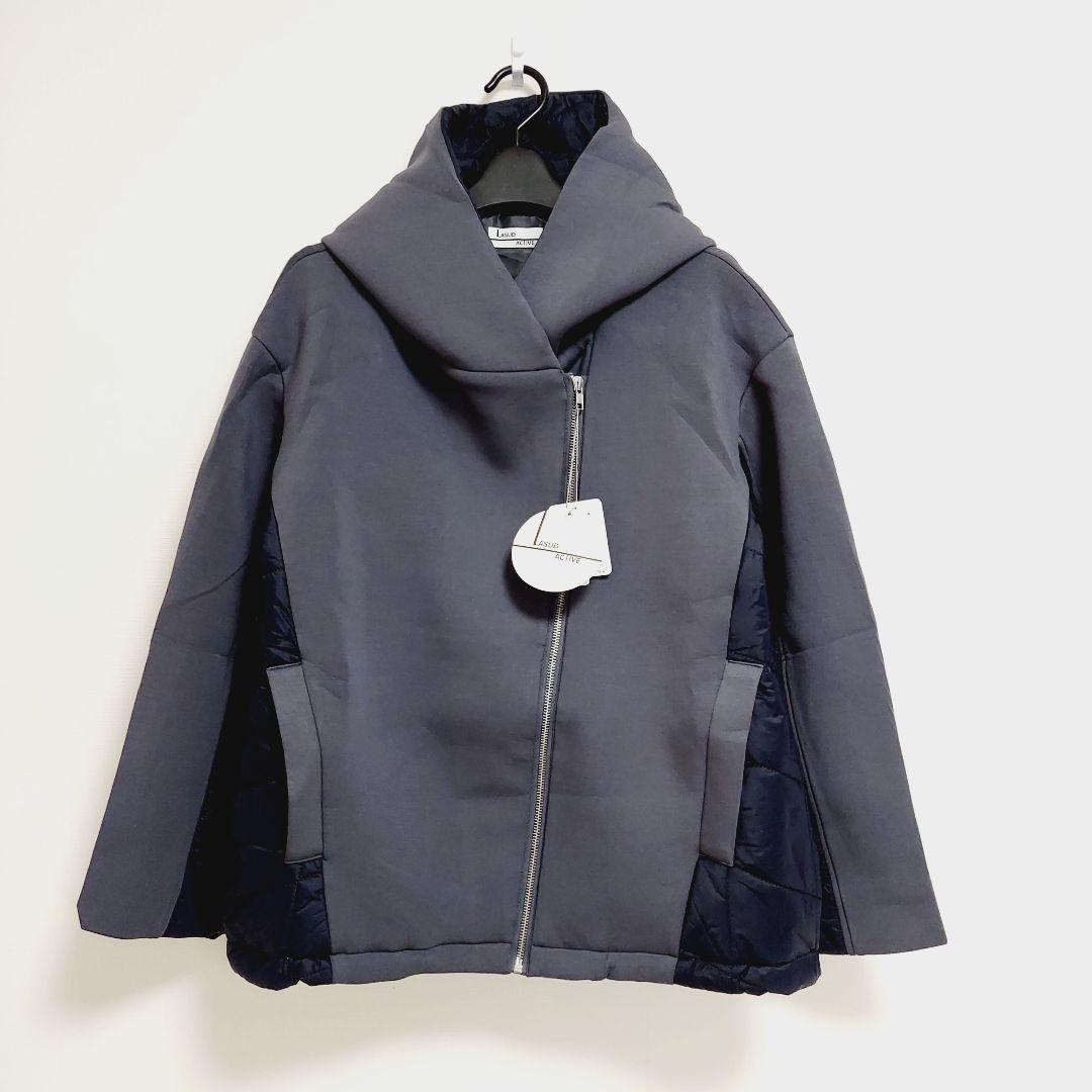 新品 LASUD ヤマダヤ 中綿 キルティング×スムースブルゾン