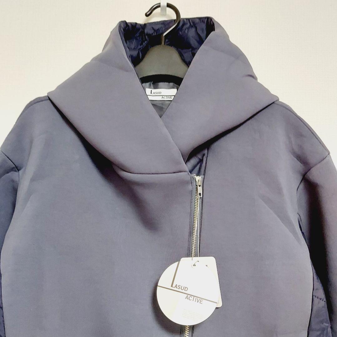 新品 LASUD ヤマダヤ 中綿 キルティング×スムースブルゾン