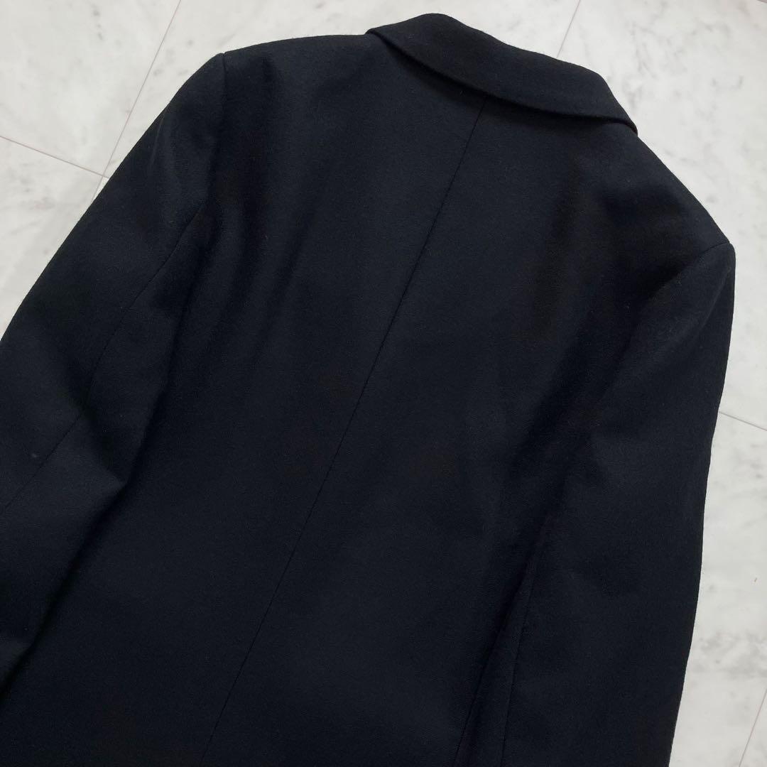 美品 ポールスミス チェスターコート 黒 42 ウール100%