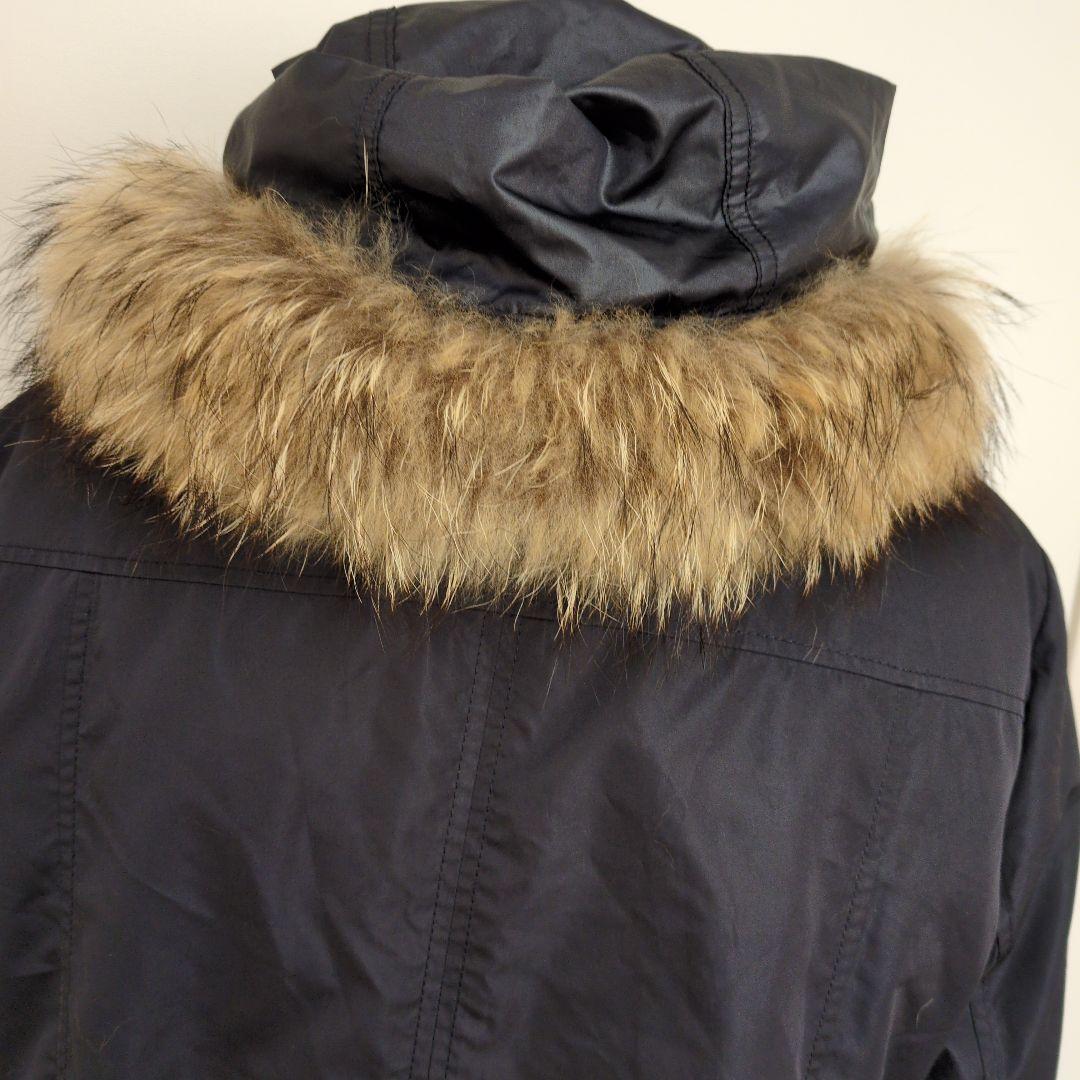 紺色、コ―ト、インナー取り外しできます。