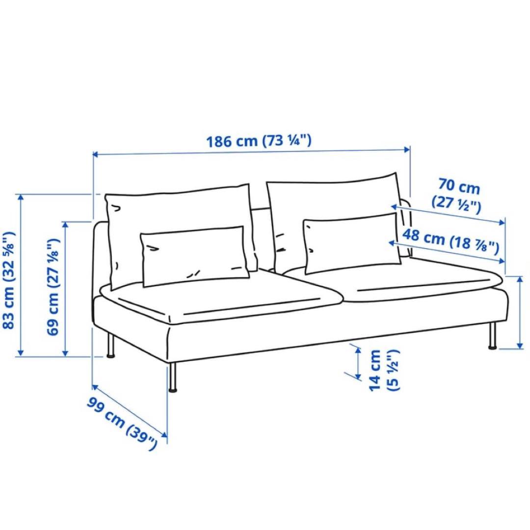 IKEA ソーデルハムン ソファ