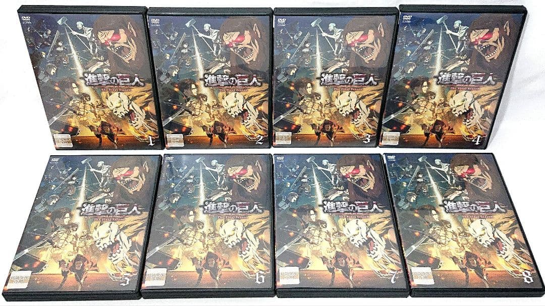進撃の巨人【1st/2nd/3rd/final season/劇場版】DVD