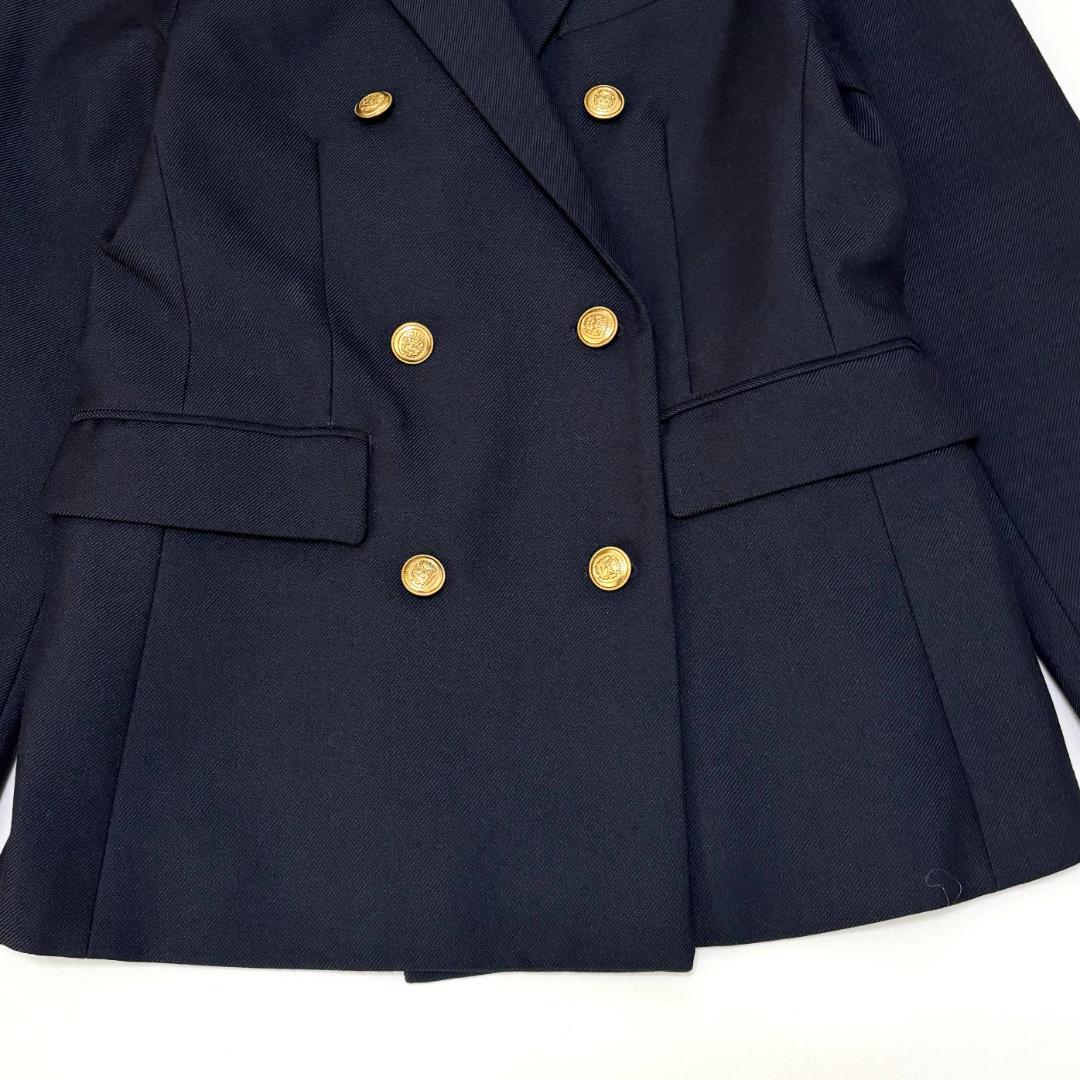 美品　ジャーナルスタンダードレリューム　ギャバネイビーブレザー　ネイビー　38