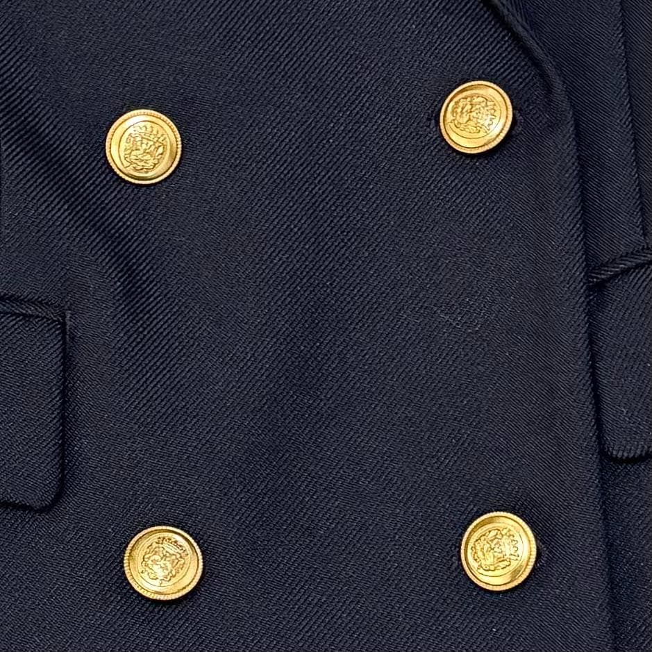 美品　ジャーナルスタンダードレリューム　ギャバネイビーブレザー　ネイビー　38