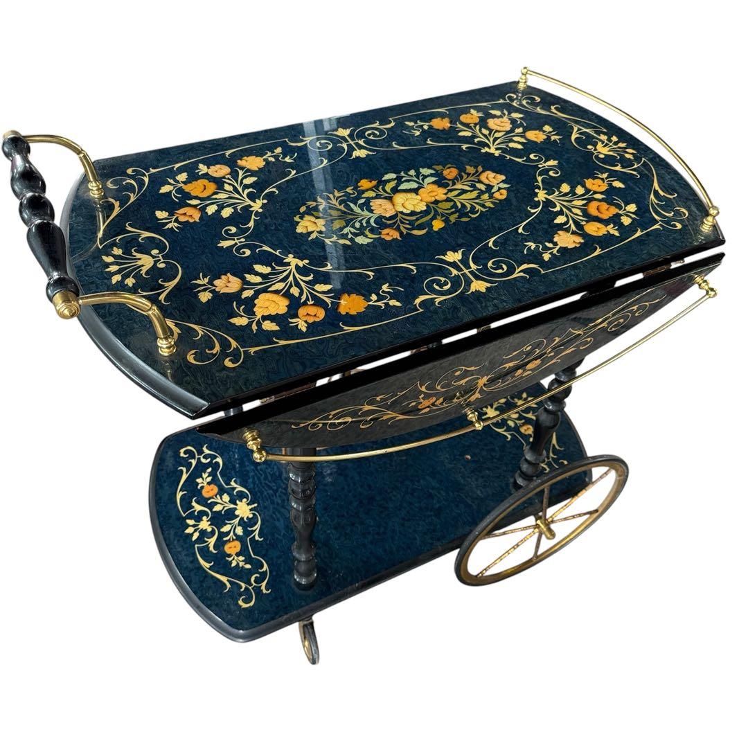 イタリア製 アンティーク 配膳ワゴン キッチンワゴン