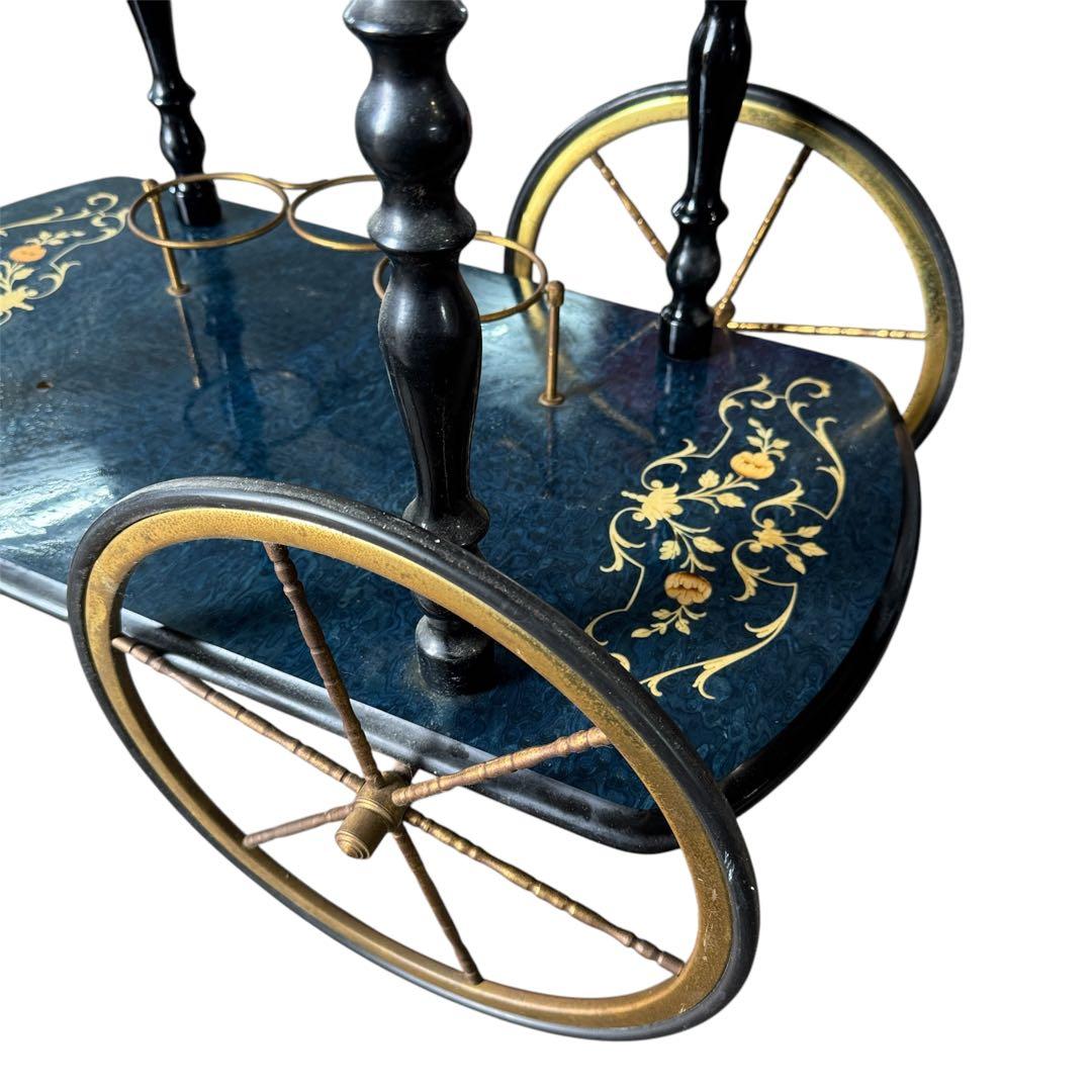 イタリア製 アンティーク 配膳ワゴン キッチンワゴン