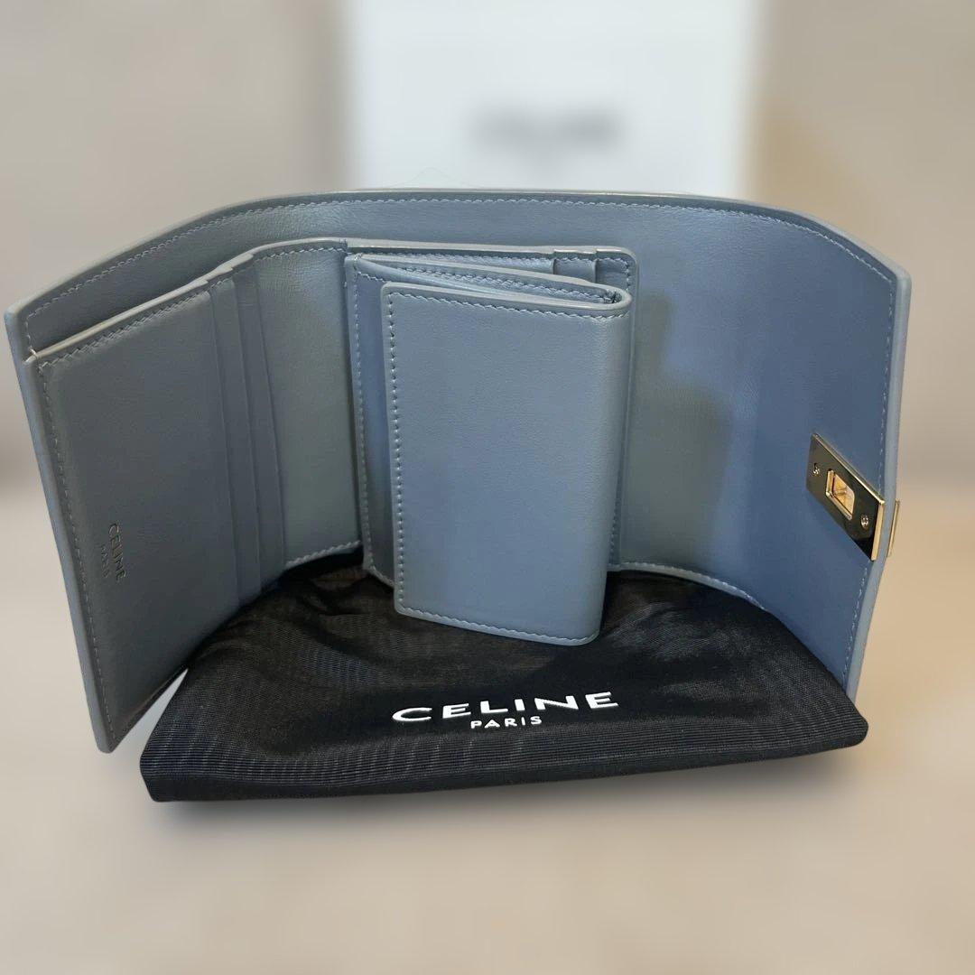 SALE ⟡.*セリーヌ ⟡.*スモール トリフォールドウォレット 16セーズ