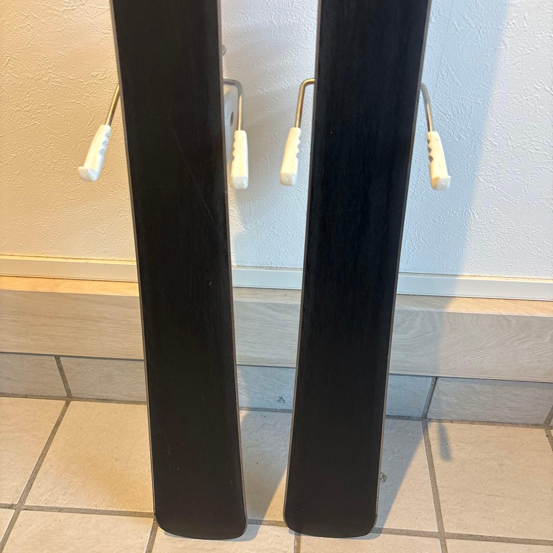 elanスキー板 120センチ ビンディング、ストック付き