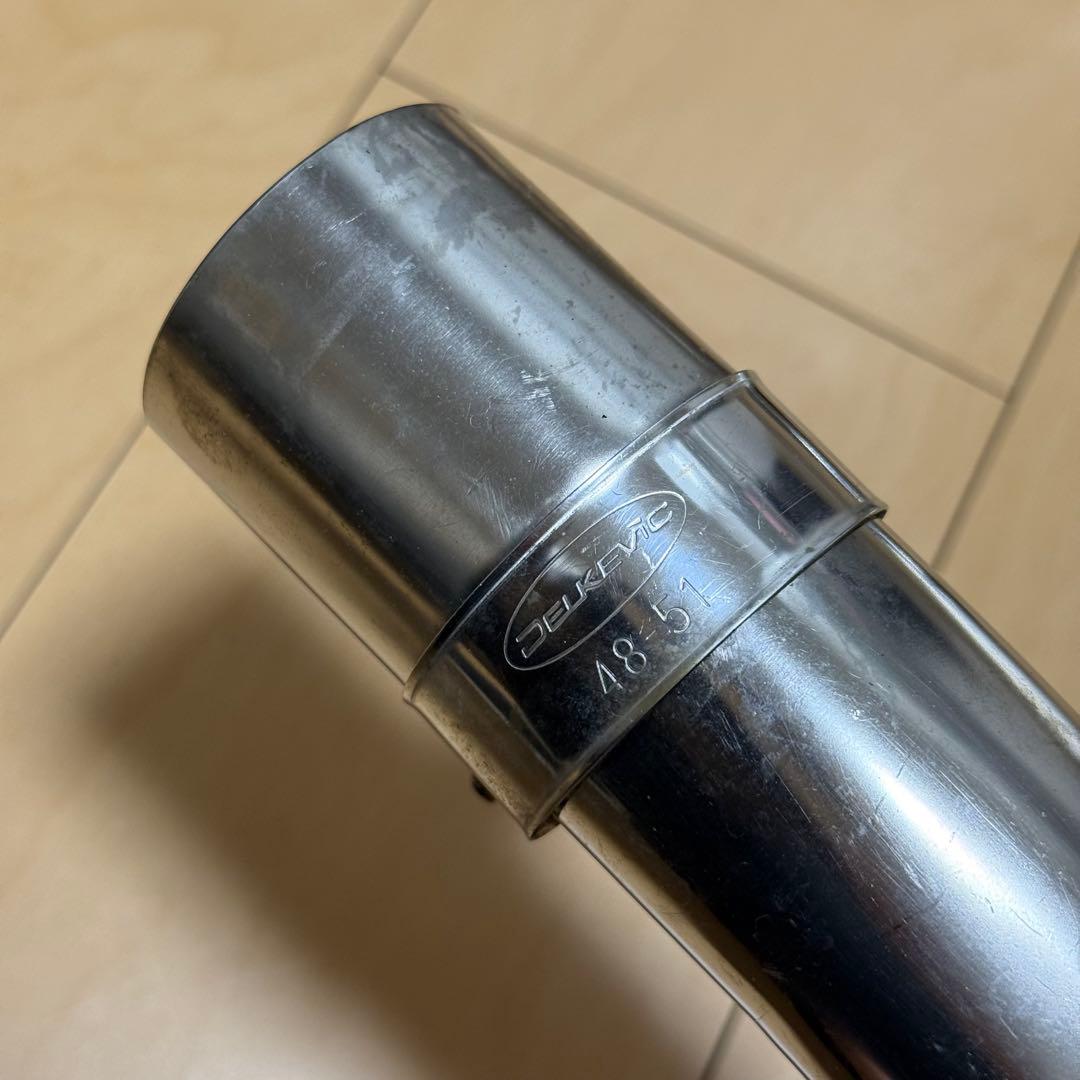 WR'S EX+デルケビック カーボンマフラー サイレンサー ZR250B