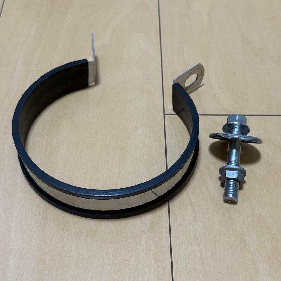 WR'S EX+デルケビック カーボンマフラー サイレンサー ZR250B