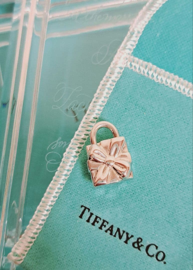 ティファニー ボウ ボックス ロック チャーム 925 南京錠 レア
