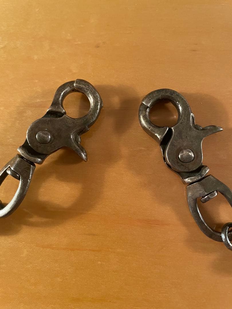 肉 シルバーウォレットチェーン120.5g 45センチ