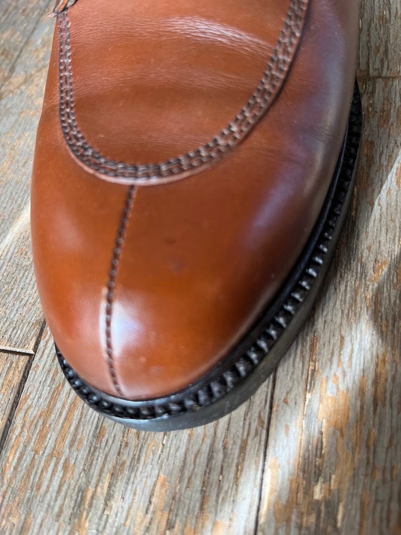 【希少・本店購入品】J.M. WESTON ハーフハント5アイレット　茶　6E