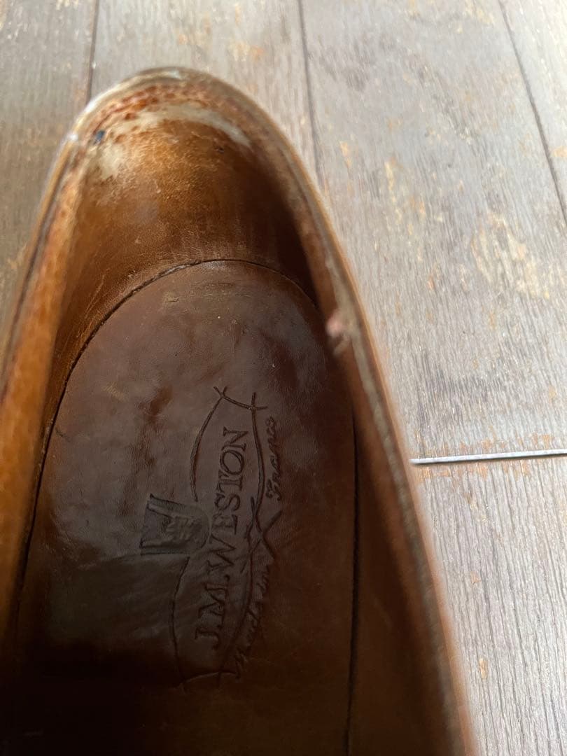 【希少・本店購入品】J.M. WESTON ハーフハント5アイレット　茶　6E