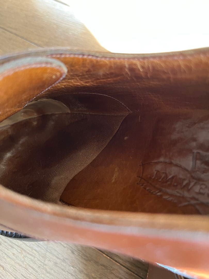 【希少・本店購入品】J.M. WESTON ハーフハント5アイレット　茶　6E