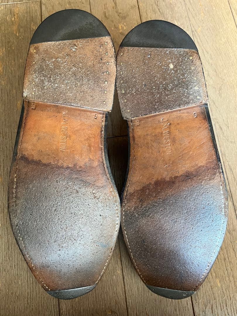 【希少・本店購入品】J.M. WESTON ハーフハント5アイレット　茶　6E