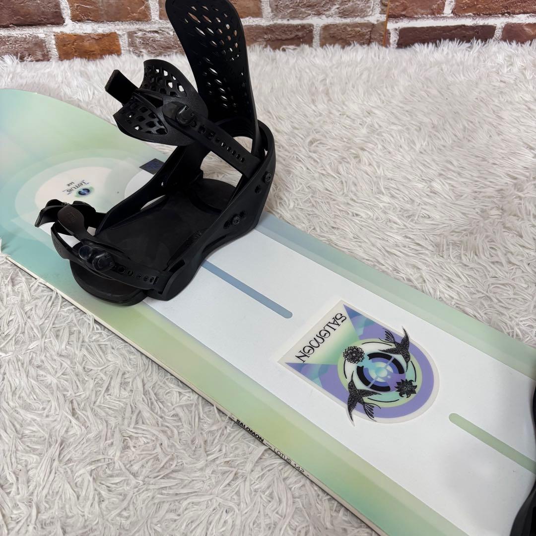 ✨美品✨SALOMON サロモン　LOTUS FLUX 142スノボセット