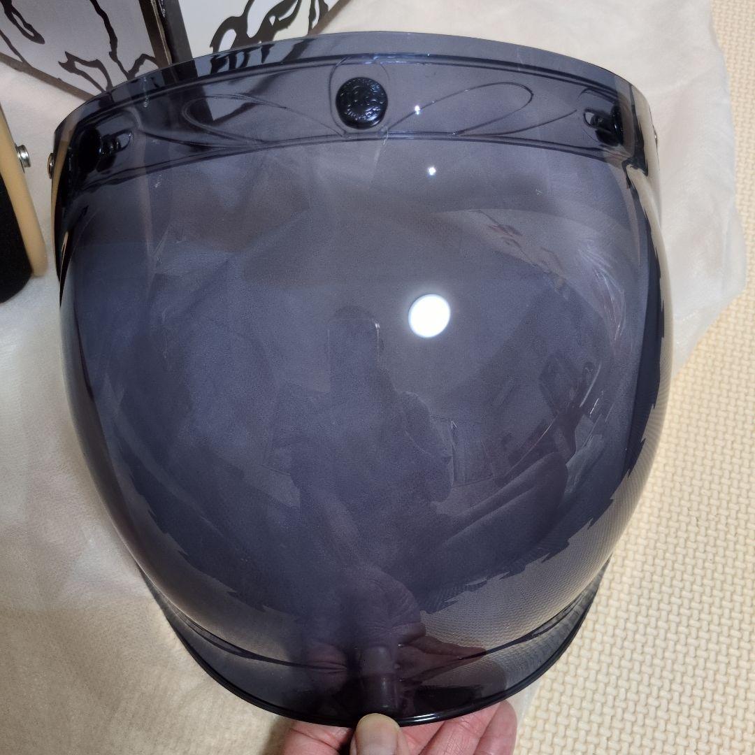 アークス　スヌーピージェットヘルメットSNJ-19　マットブラック/アイボリー