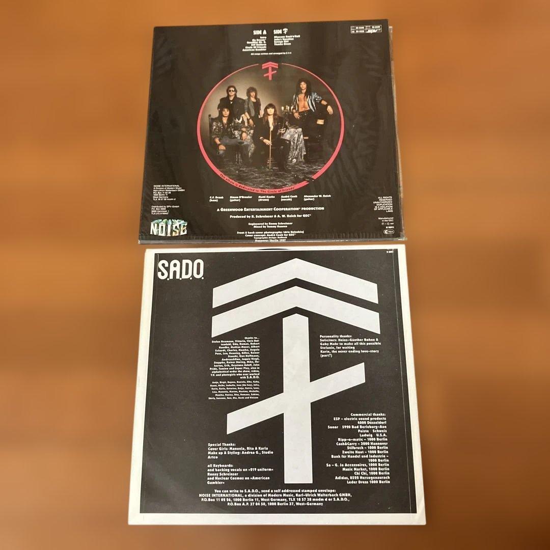 S.A.D.O. ジャーマン・メタル レコード3枚セット