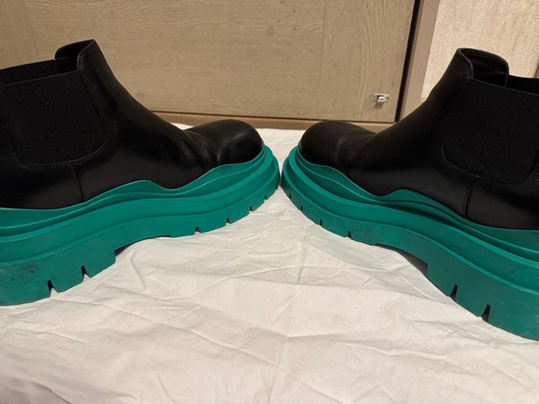 ボッテガヴェネタ　タイヤブーツ 42 グリーン