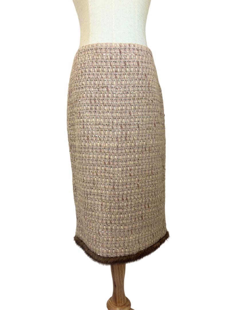 BLUMARINE ツイード タイトスカート ひざ丈