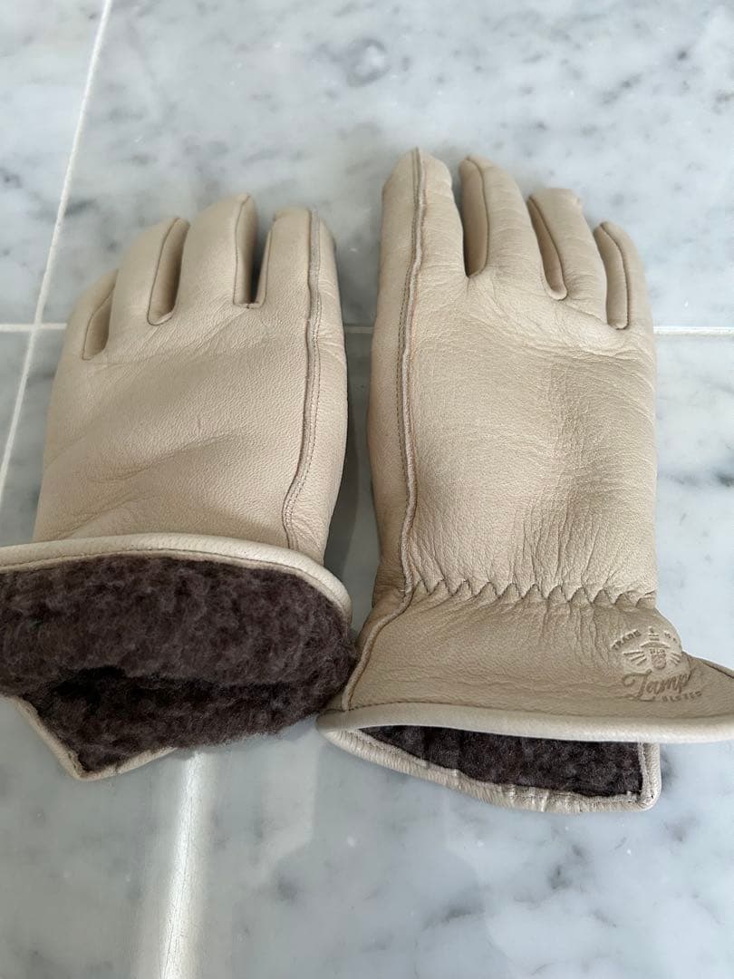 LAMP GLOVES WINTER GLOVE GREIGE XSサイズ