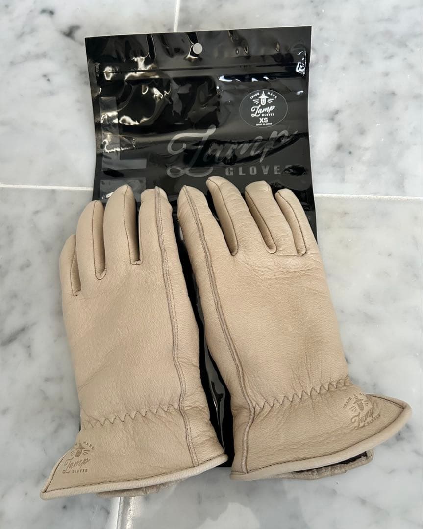 LAMP GLOVES WINTER GLOVE GREIGE XSサイズ