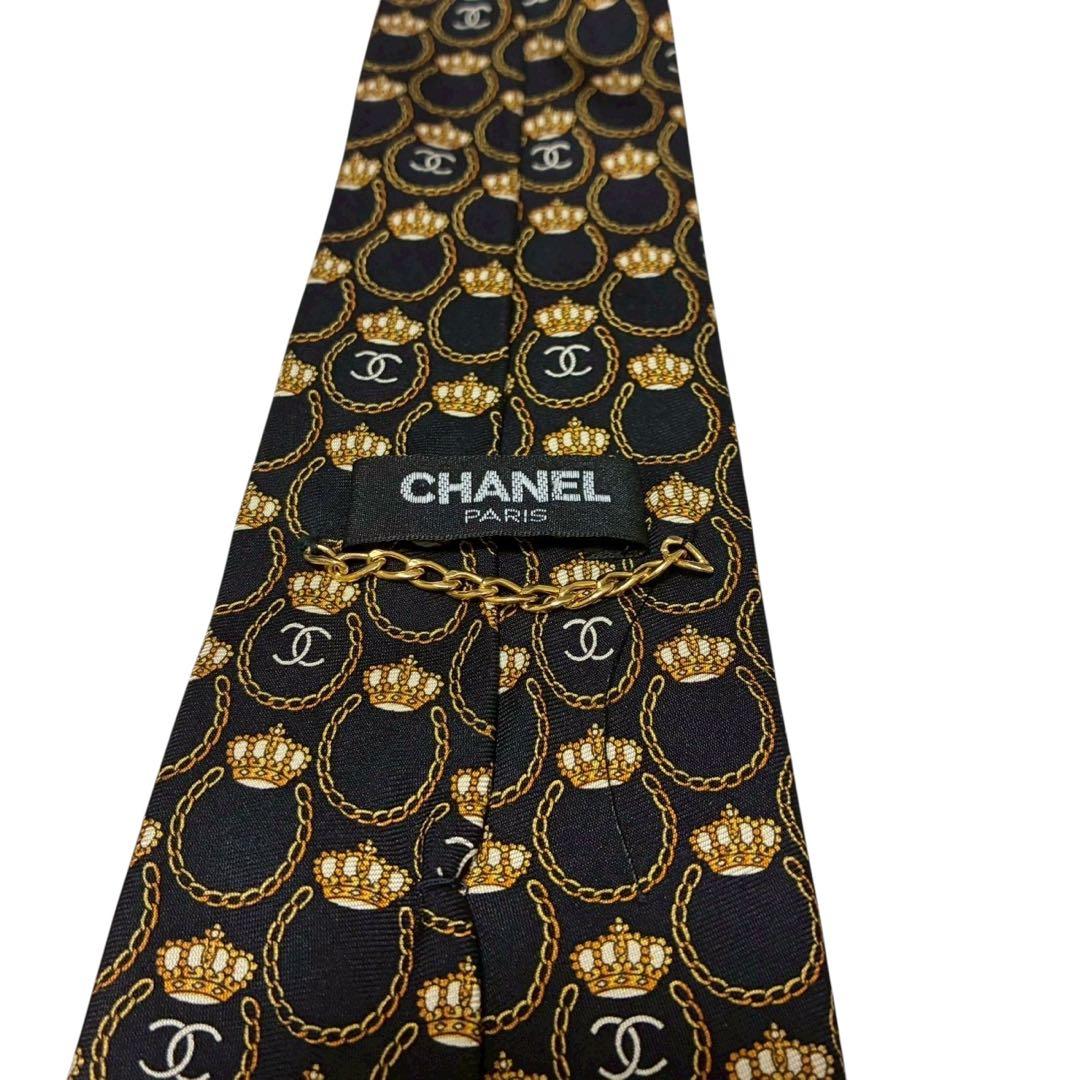 CHANEL ネクタイ 王冠柄
