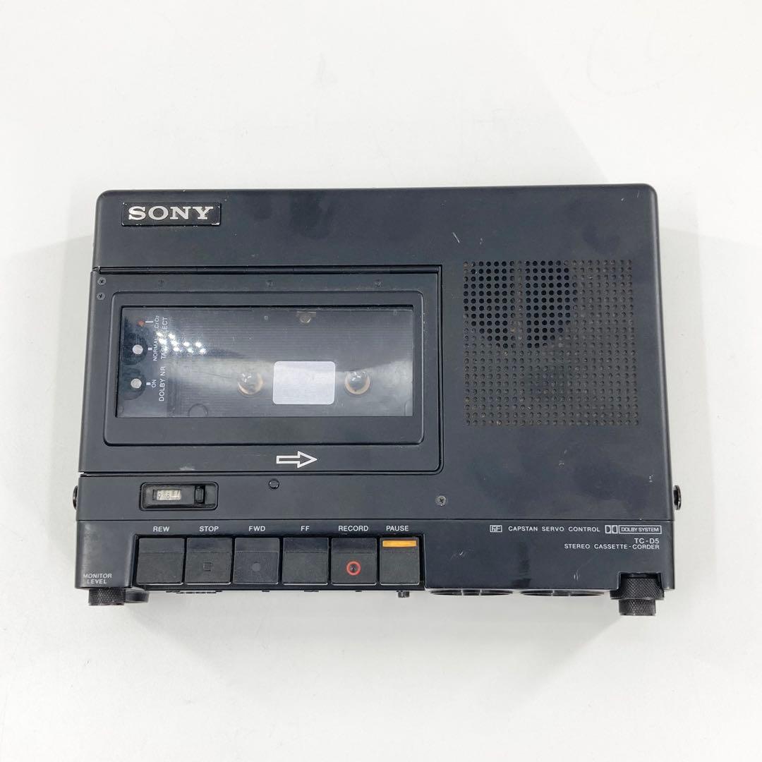 SONY TC-D5 カセットレコーダー 名機 動作品 取説 でんすけ
