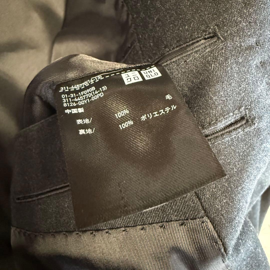 【ユニクロ＋j】即完売品 セットアップ スーツ グレー Mサイズ メンズ