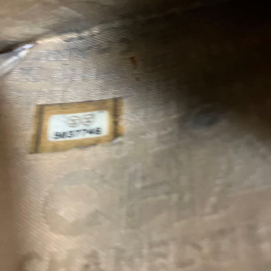 CHANEL 二つ折り財布 ブラウン キルティング