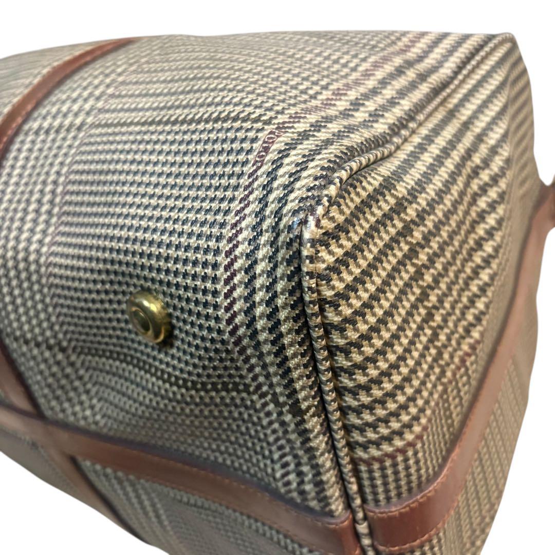 【希少】ポロラルフローレン　千鳥格子　ボストンバッグ　2way　大容量　ボストン