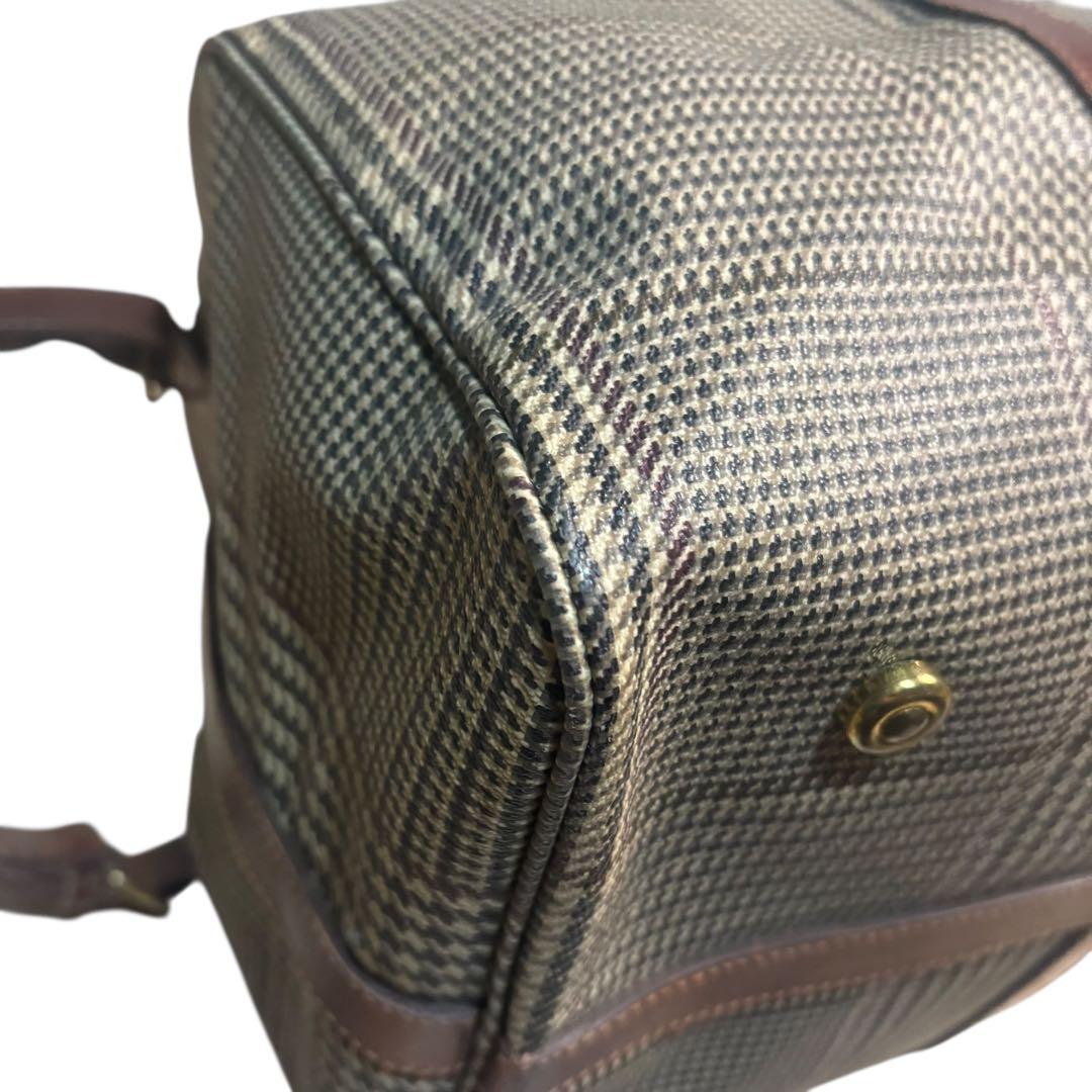 【希少】ポロラルフローレン　千鳥格子　ボストンバッグ　2way　大容量　ボストン