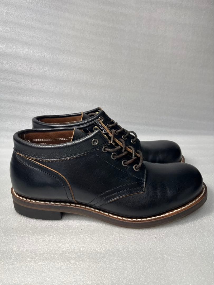 靴 ROLLING DUB TRIO COUPEN BLACK HORSEHIDE