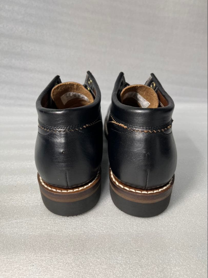 靴 ROLLING DUB TRIO COUPEN BLACK HORSEHIDE