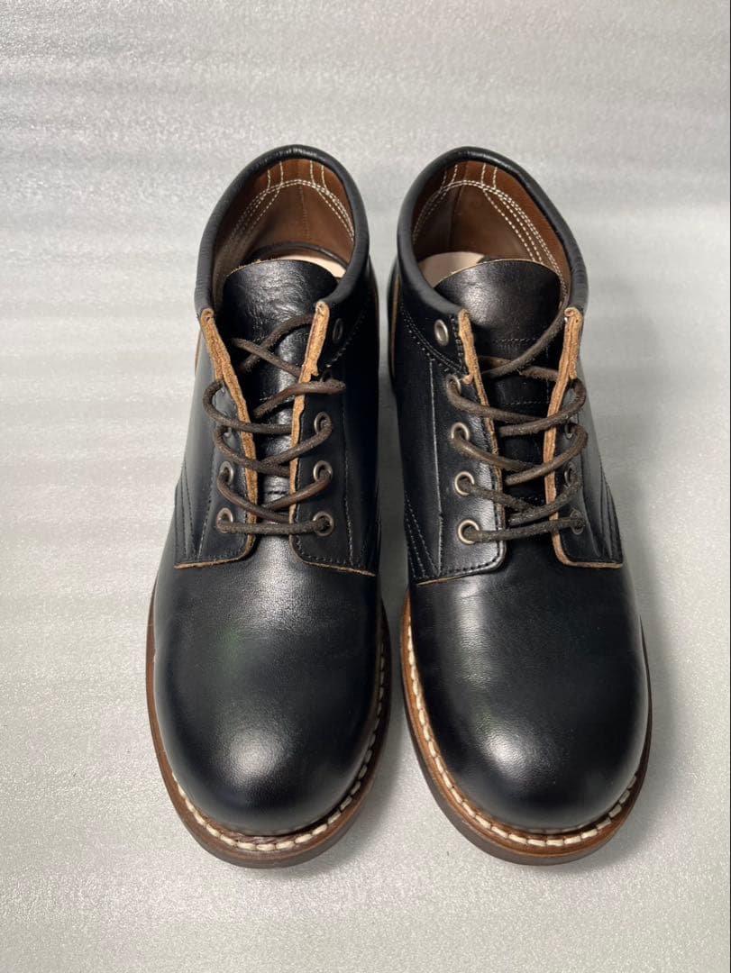 靴 ROLLING DUB TRIO COUPEN BLACK HORSEHIDE